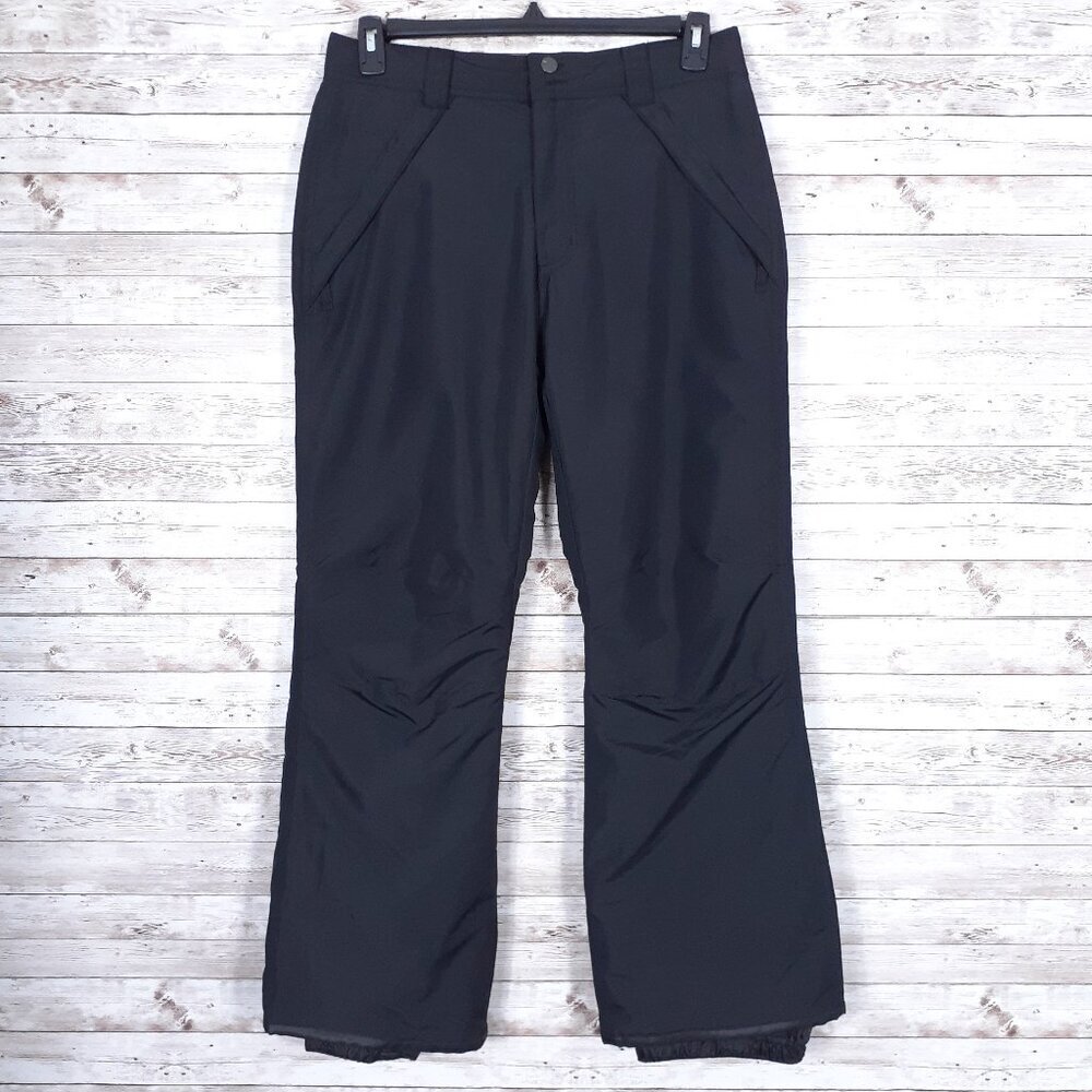Sportcaster Insulated Snow Ski Pants S Adjustable Waist Zip Pockets Black 723A
